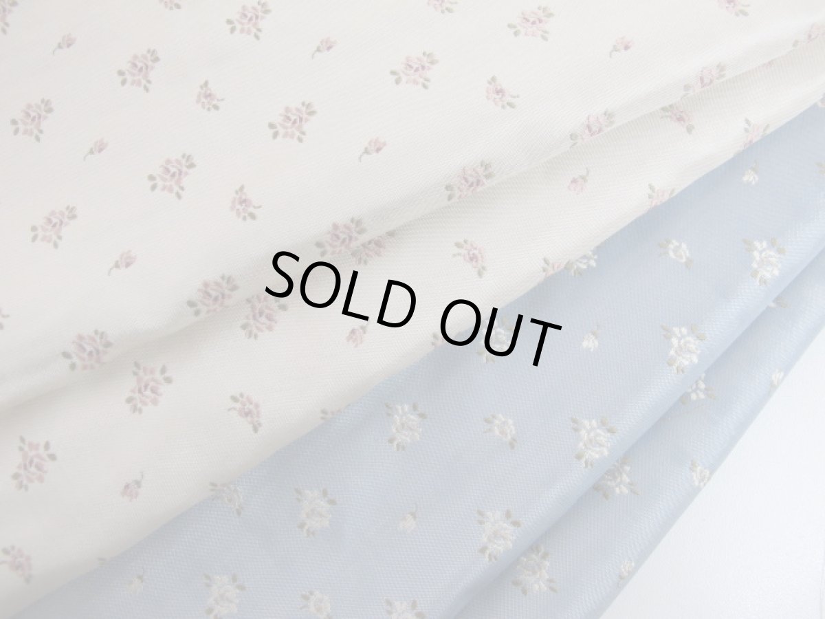 画像3: シルクジャガード　ローズ柄＜セール在庫限り＞ (3)