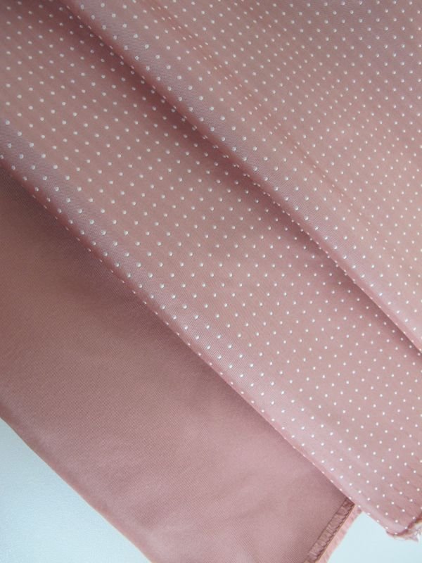 シルクジャガード ピンドット GAS311（コーラルピンク） - GEMELLO