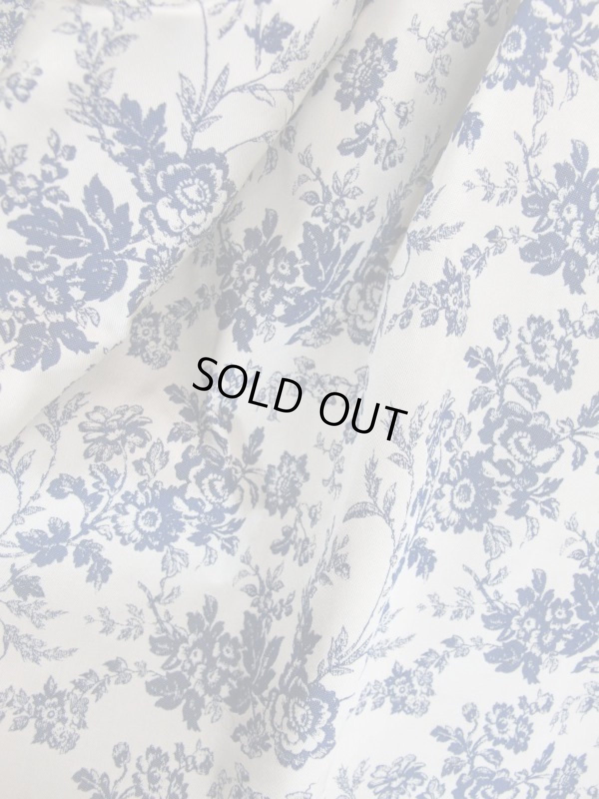 画像6: シルクジャガード ダリア(オフ/ブルー） (6)