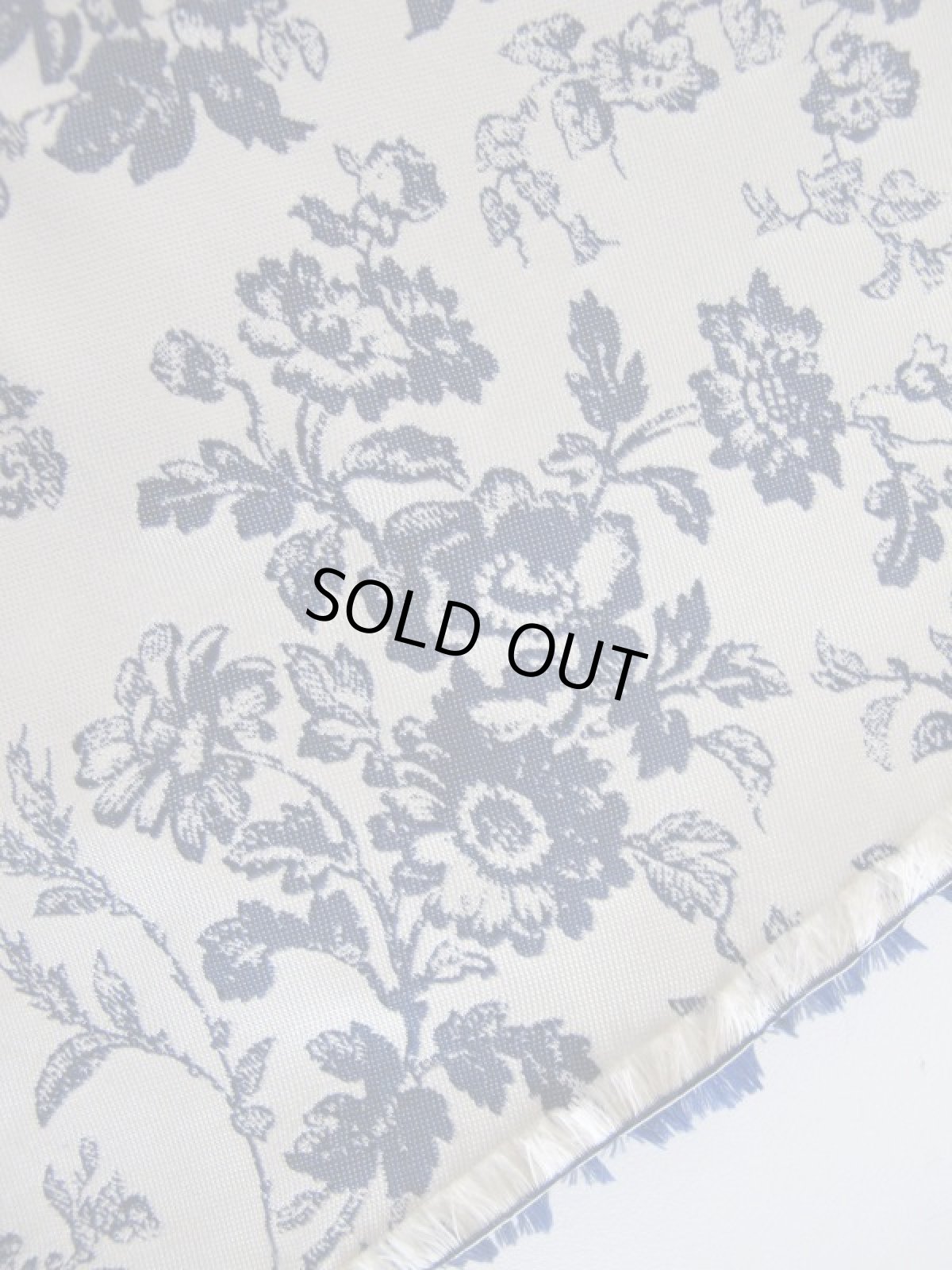 画像8: シルクジャガード ダリア(オフ/ブルー） (8)