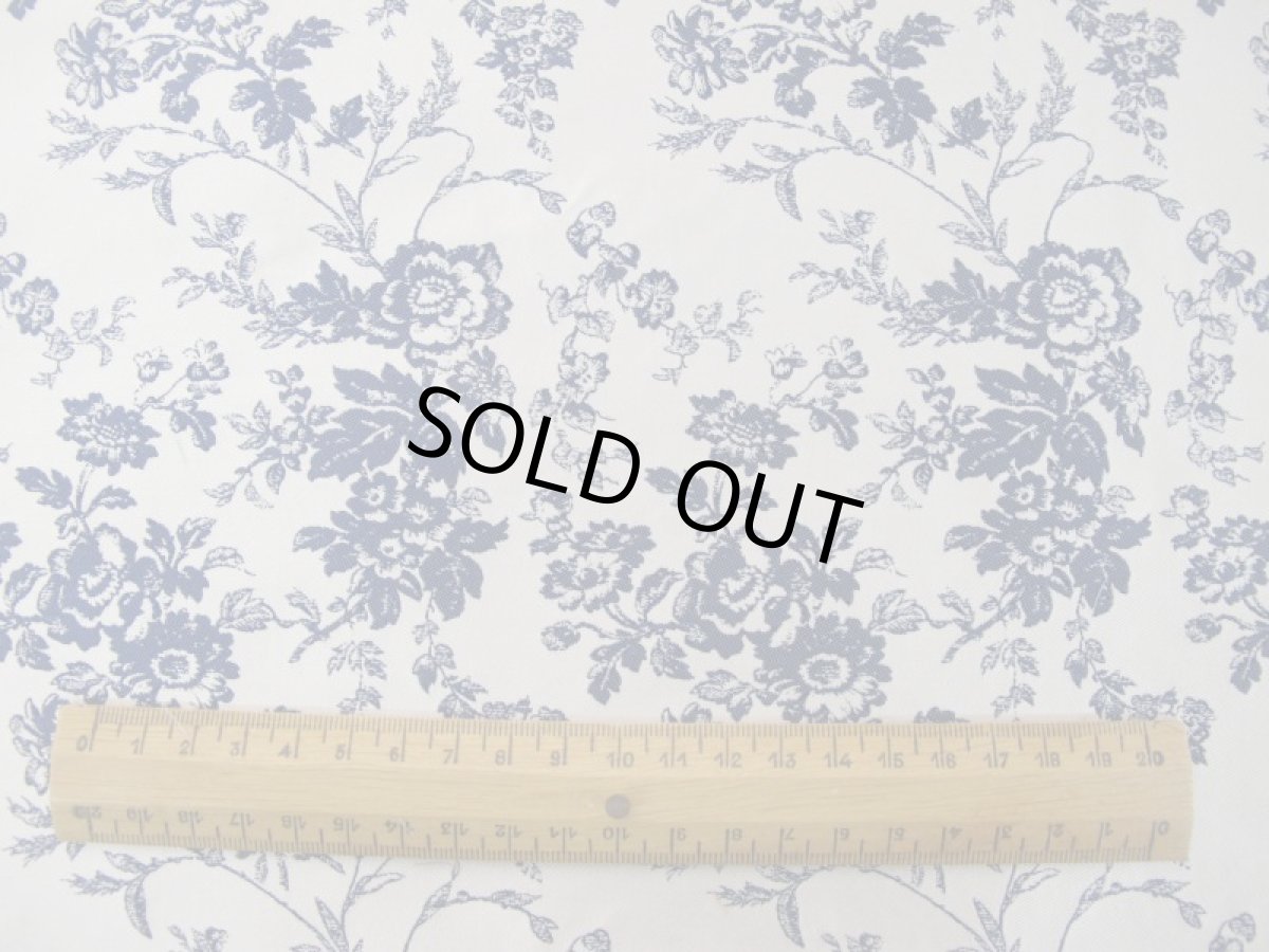 画像3: シルクジャガード ダリア(オフ/ブルー） (3)