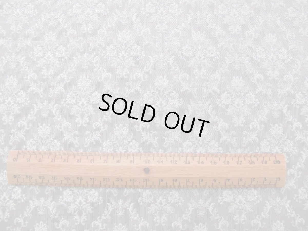 画像3: シルクジャガード　ダマスク柄　モスグリーン　49cm×42cm (3)