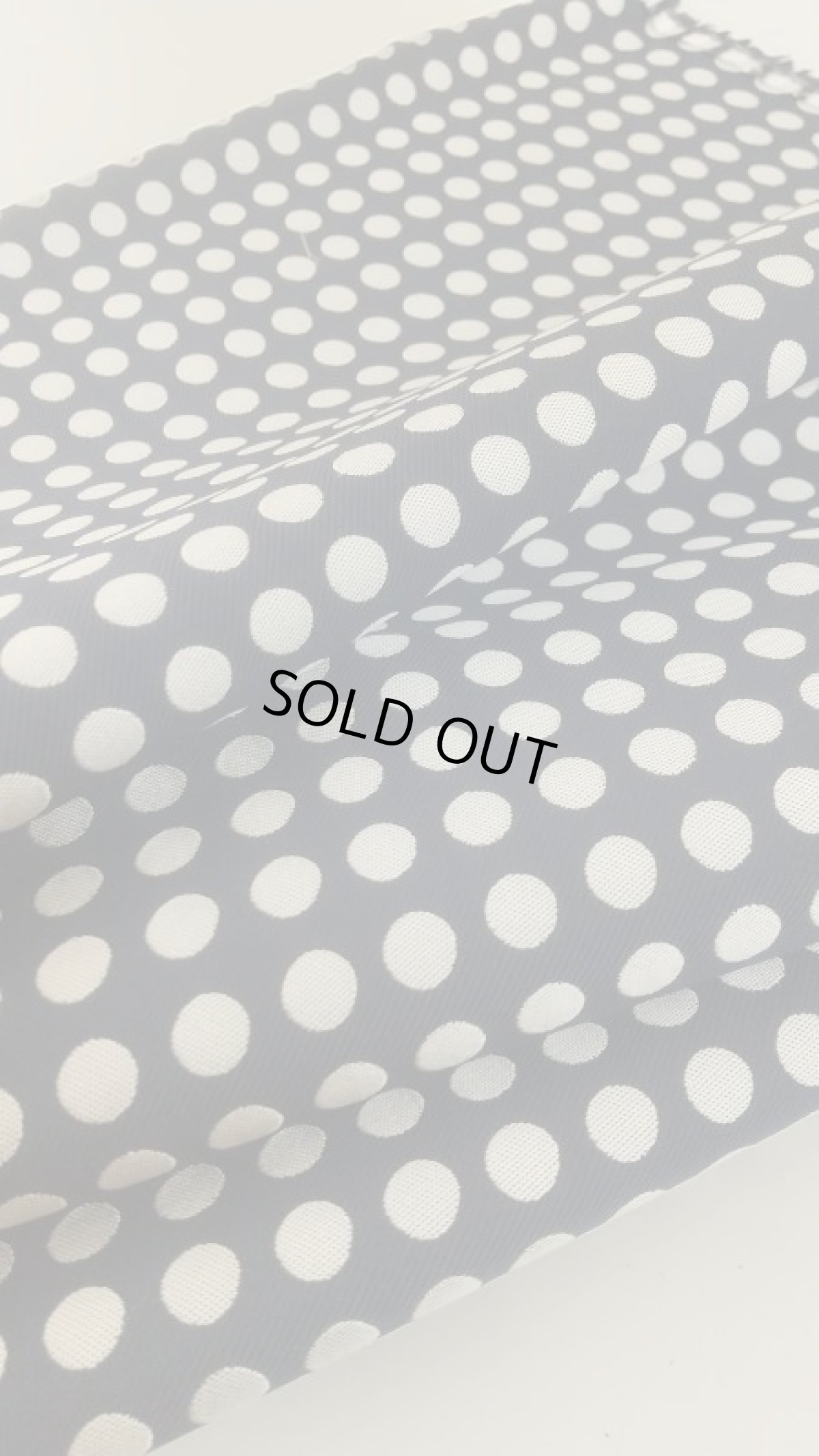 画像3: 8mmサイズのドット柄  (ネイビー/ホワイト) 50cm巾×60cm (3)