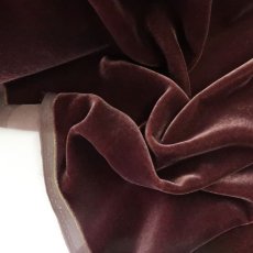 画像1: シルクレーヨンベルベット　オールドピンク　110cm巾　  ❰在庫限り❱ (1)