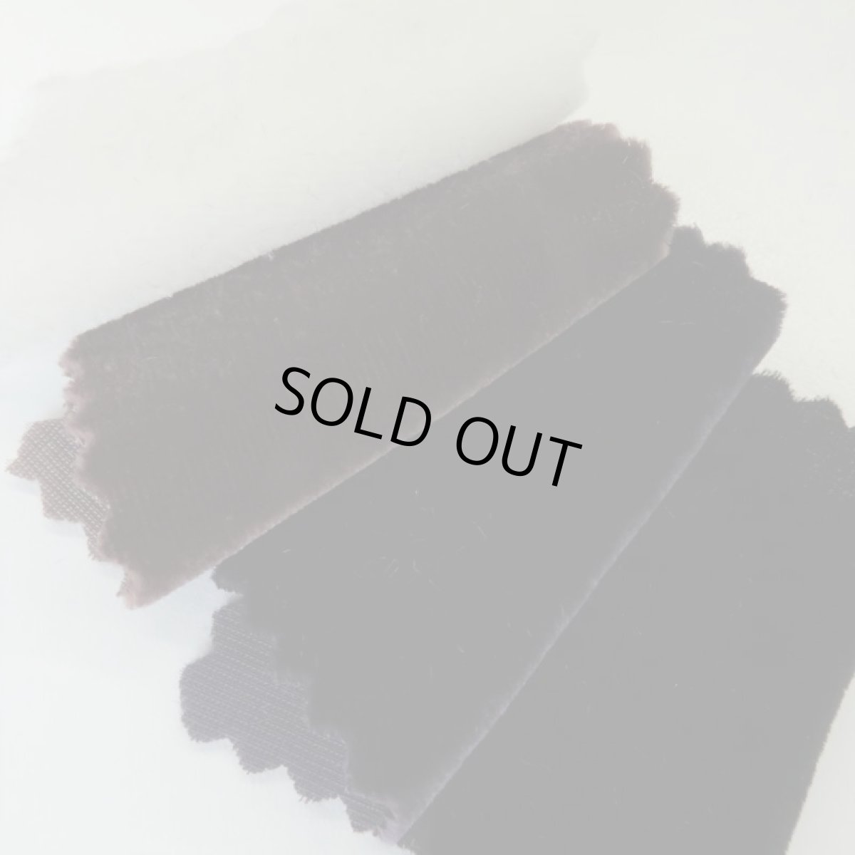 画像3: シルクレーヨンベルベット　ホワイト　110cm巾×50cm　  (3)