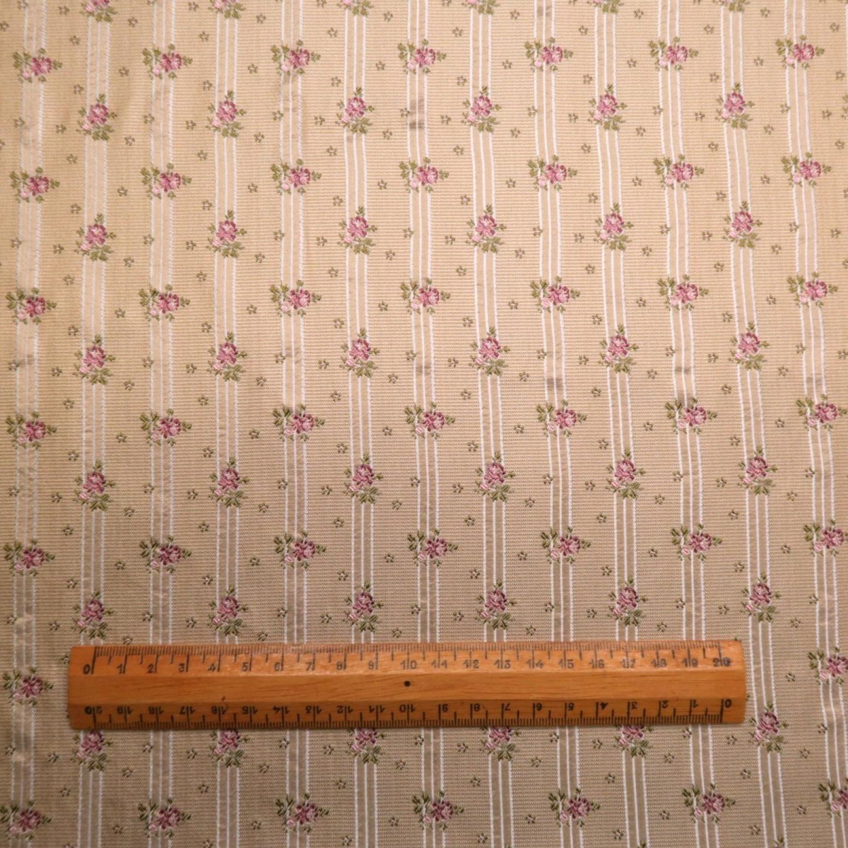 画像2: シルクジャガード　「ローズ柄」 (2)