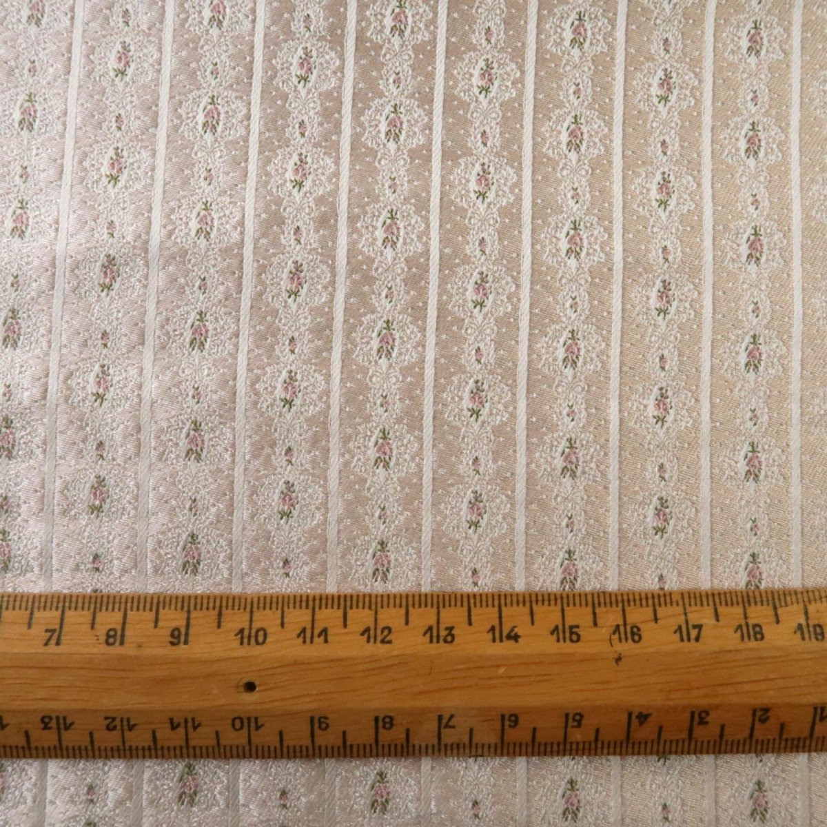 画像5: シルクジャガード　ミニチュアリボン・ローズ柄 (5)