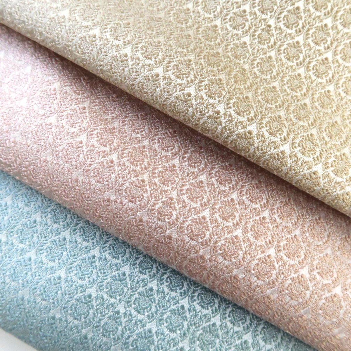 画像2: シルクジャガード　 ミニチュアダマスク柄　 (2)