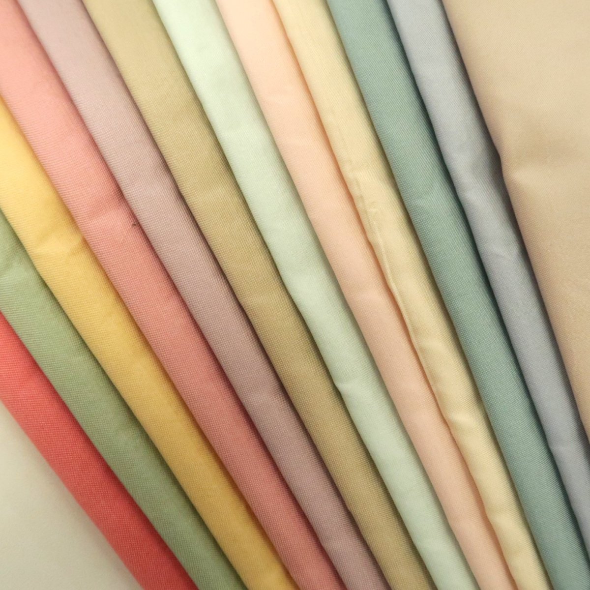 画像2: 18匁薄手シルクタフタ(淡色系）　約100cm×50cmサイズ／約100cm×100cmサイズ (2)