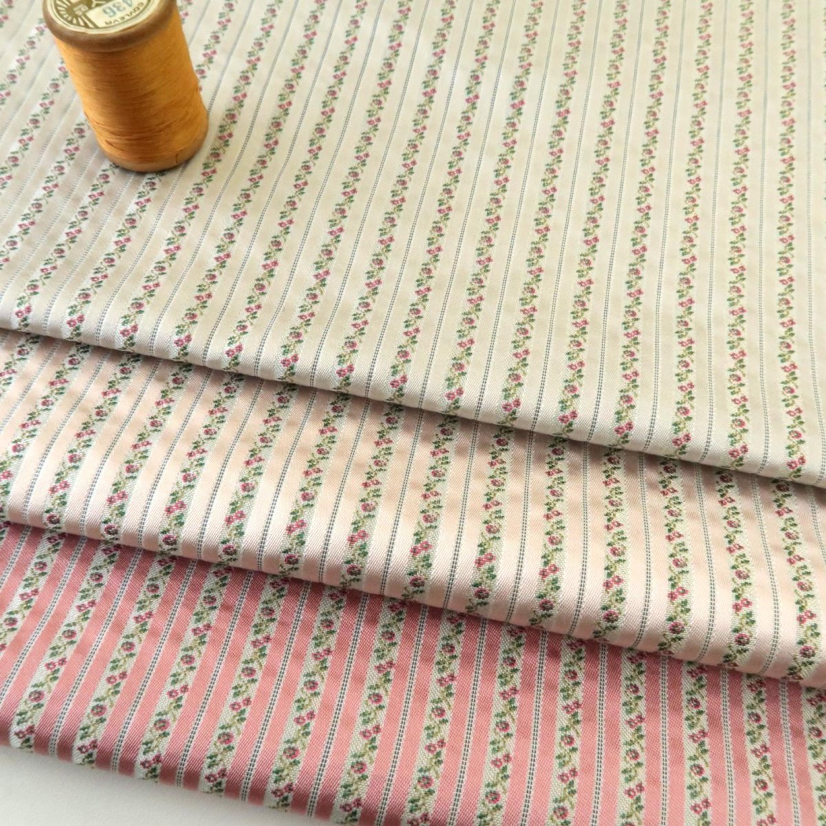 画像4: シルクジャガード　Stripes/Berries　ストライプ/ベリー柄 (4)