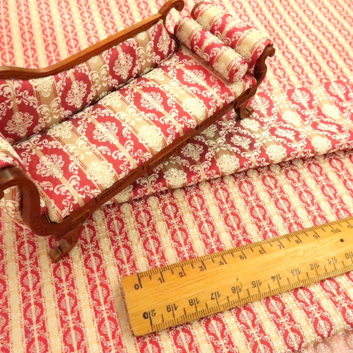 画像4: シルクジャガード　ミニチュアダマスク/ストライプ (4)