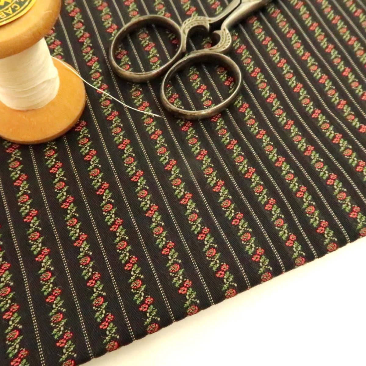 画像7: シルクジャガード　Stripes/Berries　ストライプ/ベリー柄 (7)