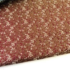 画像3: シルクジャガード　ベリー柄(数量限定色）※50cm×50cmのカットサイズ (3)
