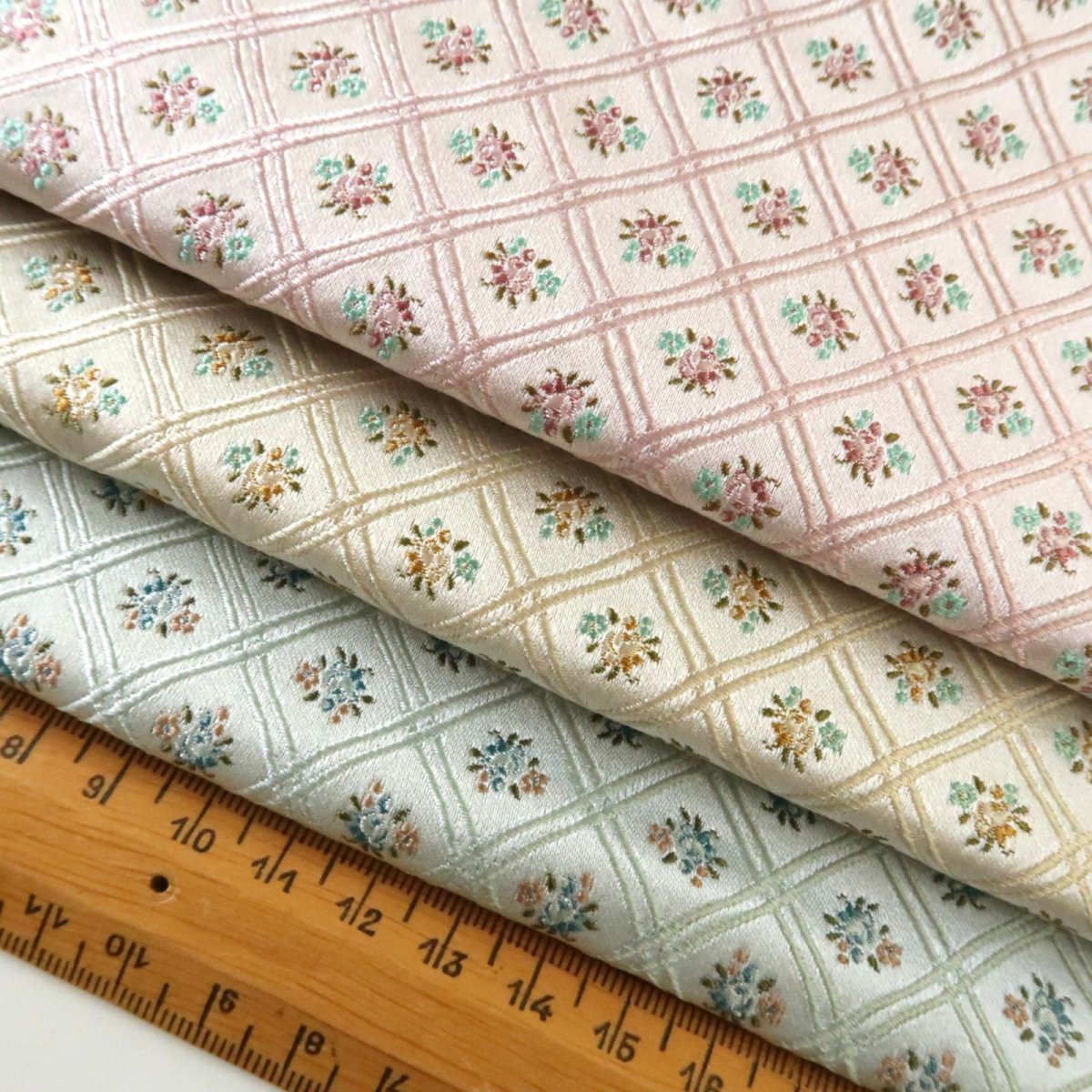 画像2: シルクジャガード　「English Rose」(イングリッシュローズ） (2)