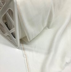 画像1: シルクレーヨンベルベット　ホワイト　110cm巾　  ❰在庫限り❱ (1)