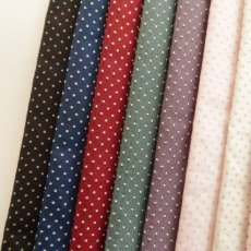 画像27: シルクジャガード織　ピンドット (27)