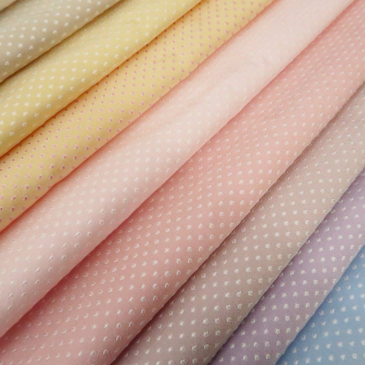 画像22: シルクジャガード織　ピンドット (22)