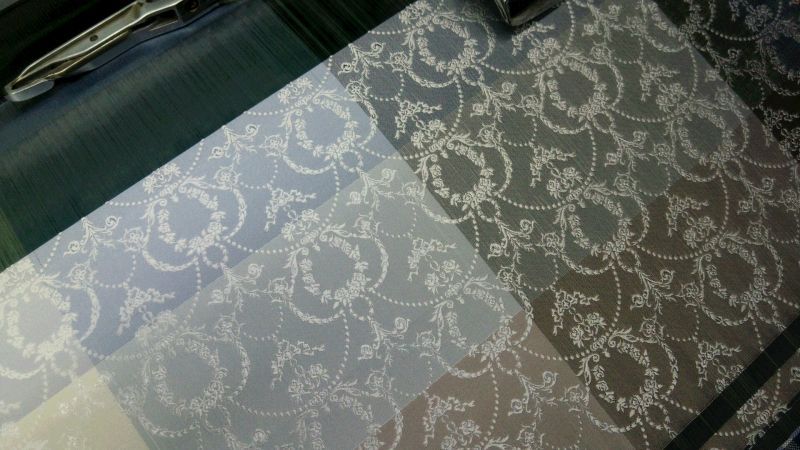 サンプル織り完了